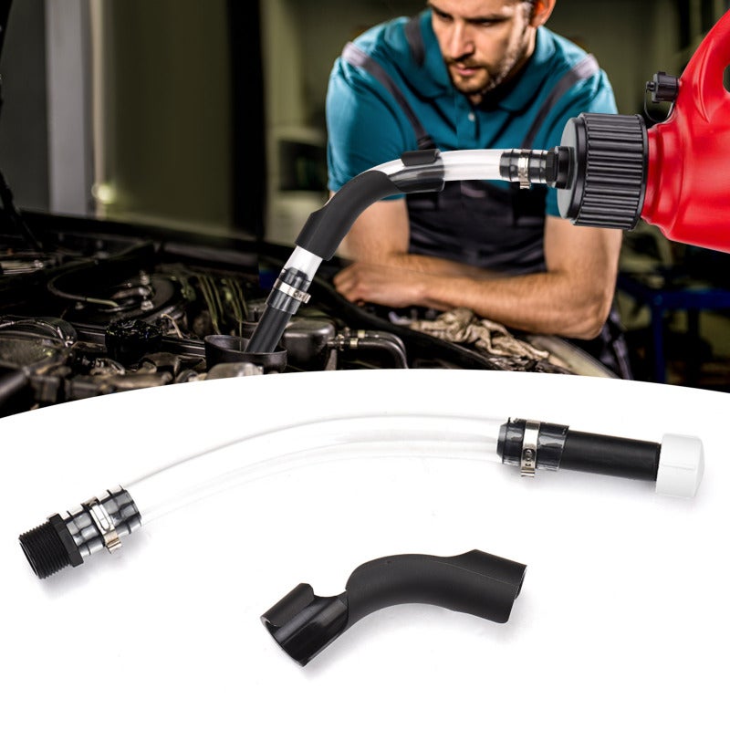 Racing Fuel Tube Bender: 3 Detachable Types Premium Rubber & ABS Construction - Leakproof Reinforced Design Filter Equipped Fuel Jug Hose Bender for Racing Fuel Jug Compatibility - Image 3