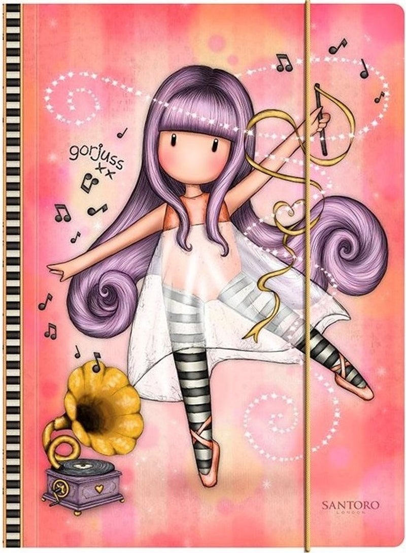 SANTORO Folder Elastic Closure - Little Dancer 8
