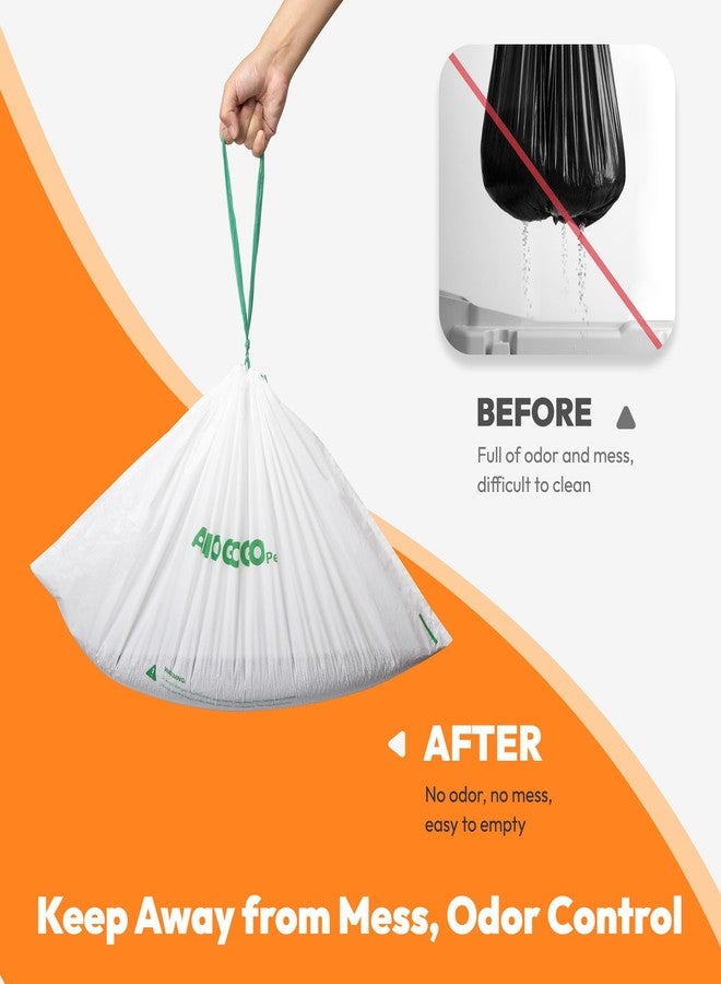 أكياس تبطين صندوق فضلات القطط من AMOGOGOPET، ٥٠ قطعة، متوافقة مع Meowant MW-SC01 وMW-SC02 وMW-LR01، أكياس نفايات بديلة شديدة التحمل لصندوق فضلات القطط الأوتوماتيكي، أكياس قمامة مانعة للتسرب برباط، ١٨.٥ بوصة × ١٢.٦ بوصة - Image 4