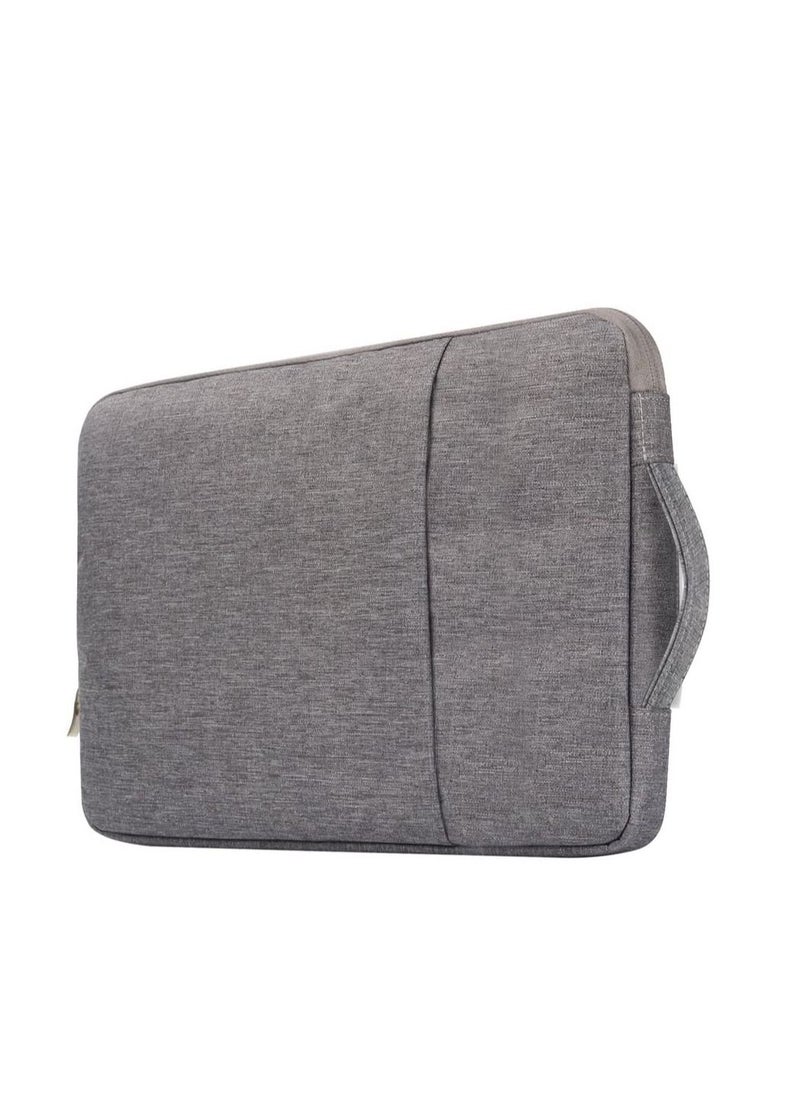 Generic - Laptop Sleeve Pouch for 2022 MacBook Air 13.6 inch with M2 Chip & 2022 MacBook Pro 13.3 inch Accessory Traveling Carrying Bag Gray - Image 1