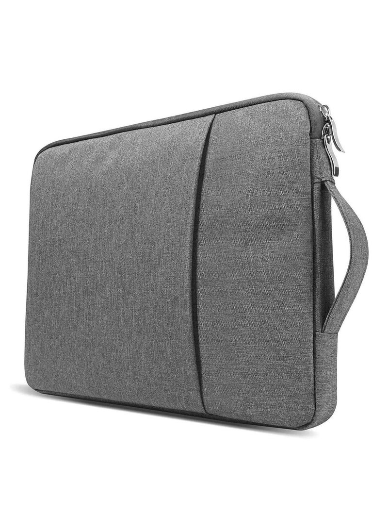 Generic - Laptop Sleeve Pouch for 2022 MacBook Air 13.6 inch with M2 Chip & 2022 MacBook Pro 13.3 inch Accessory Traveling Carrying Bag Gray - Image 1