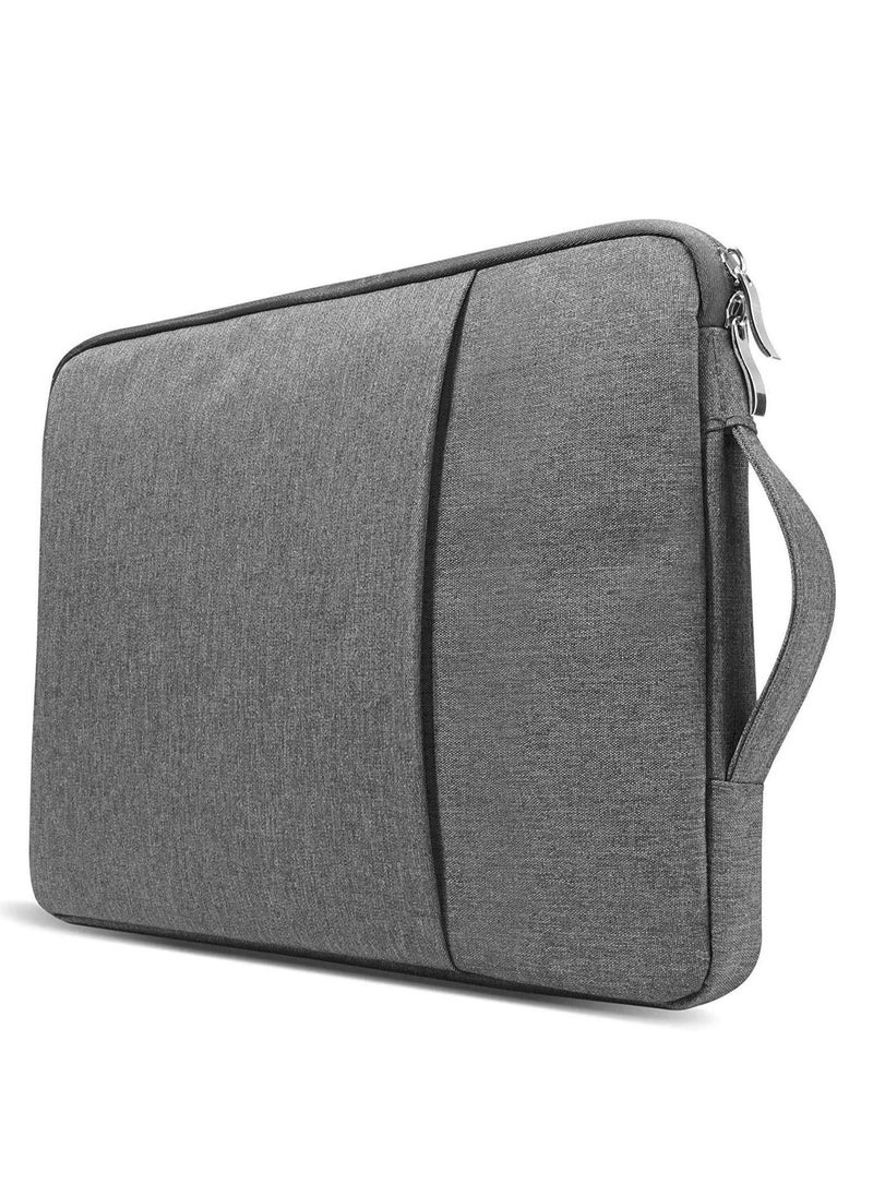Generic - Laptop Sleeve Pouch for 2022 MacBook Air 13.6 inch with M2 Chip & 2022 MacBook Pro 13.3 inch Accessory Traveling Carrying Bag Gray - Image 1