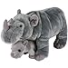 Adventure Planet Birth of Life Rhino and Baby Plush Toy 14 Long Gray - Image 3