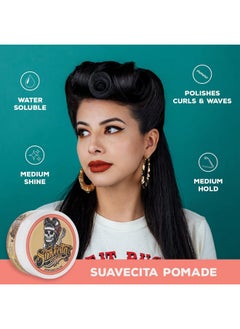 SUAVECITO Suavecita Pomade for Women. Original Hold Hair Styling Pomade (4 oz)  - Image 4