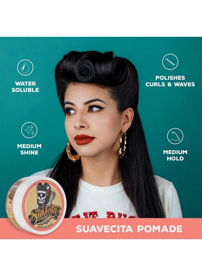 SUAVECITO Suavecita Pomade for Women. Original Hold Hair Styling Pomade (4 oz) - Image 4
