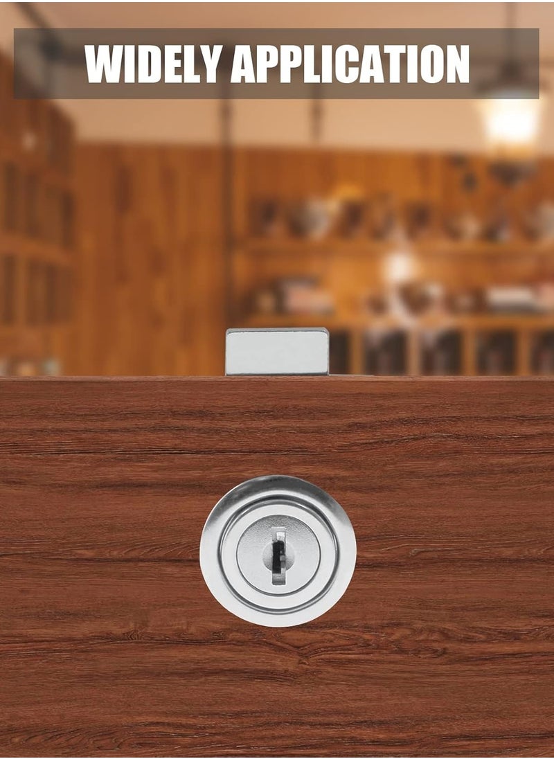 Generic Square Drawer Lock With 2 Keys Silver  - Image 4