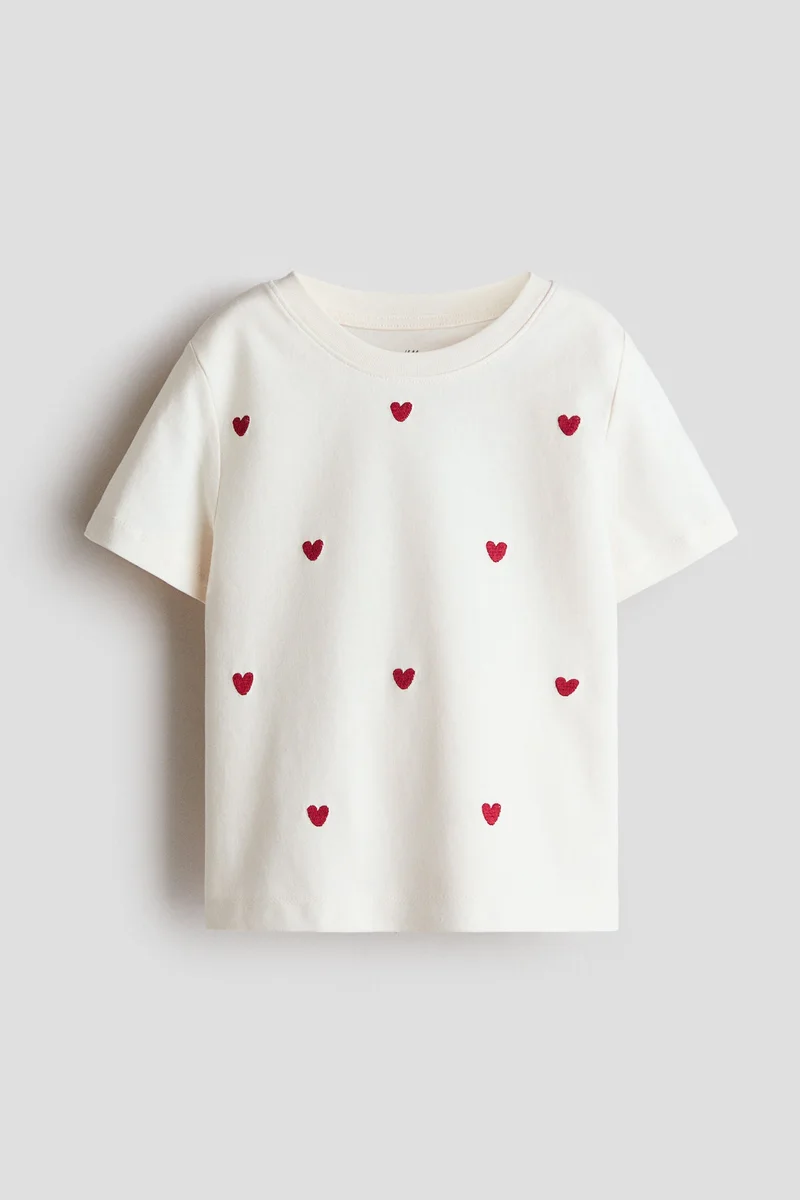 H&M Motif-detail t-shirt