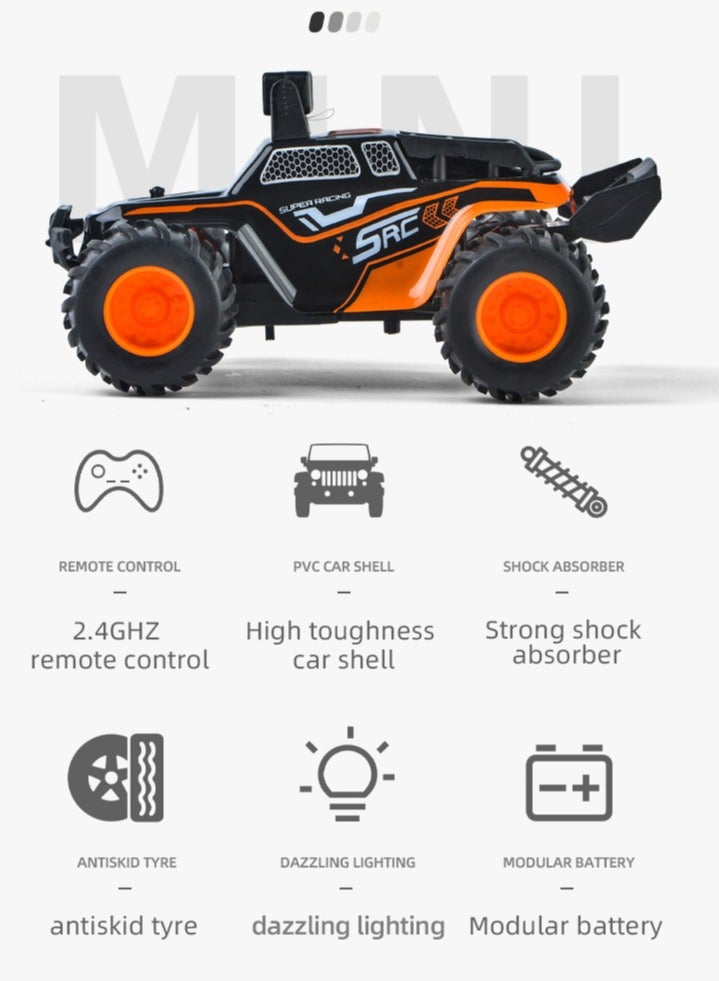 ارواق 1:32 HD كاميرا 2WD التحكم عن بعد على الطرق الوعرة سيارة 2.4G قوي امتصاص الصدمات واي فاي FPV كاميرا فيديو مزدوجة مصباح ليد عالية السرعة RC سيارة - Image 3