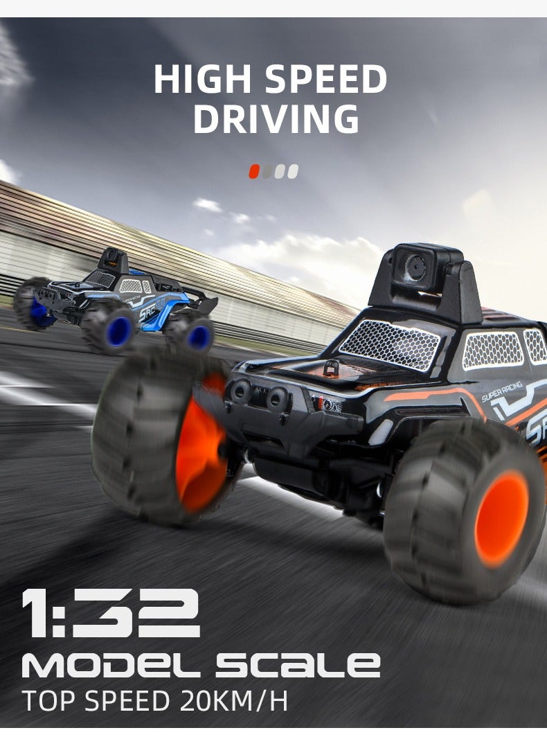 ارواق 1:32 HD كاميرا 2WD التحكم عن بعد على الطرق الوعرة سيارة 2.4G قوي امتصاص الصدمات واي فاي FPV كاميرا فيديو مزدوجة مصباح ليد عالية السرعة RC سيارة - Image 4