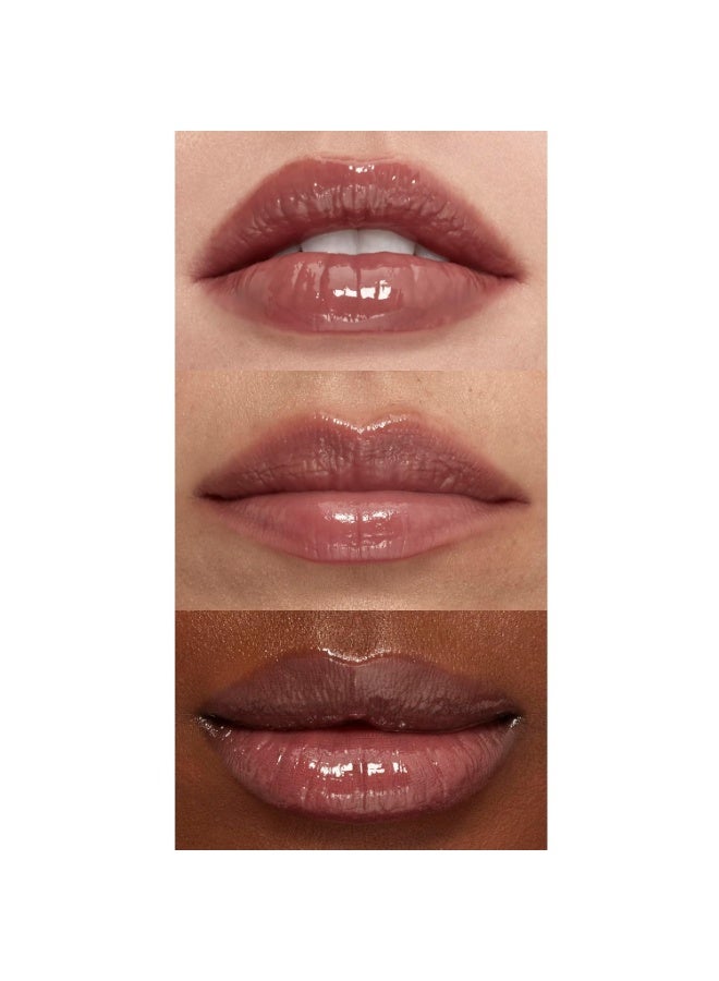 إلف e.l.f. Sun Boss Gloss SPF 25 - ملمع شفاه غني بالأصباغ يمنح لمسة نهائية عالية اللمعان، بتركيبة مرطبة وملطفة للشفاه. منتج نباتي ولم يُختبر على الحيوانات. اللون: "It's Your Mauve" (موف)، القوام: سائل لامع. الحجم: 4 مل. - Image 2