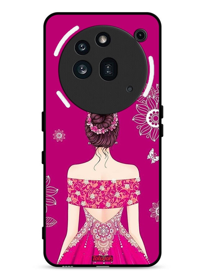 Tolwak Nothing Phone (3a) Pro Protective Case Cover Girl And Flowers Art - Image 1