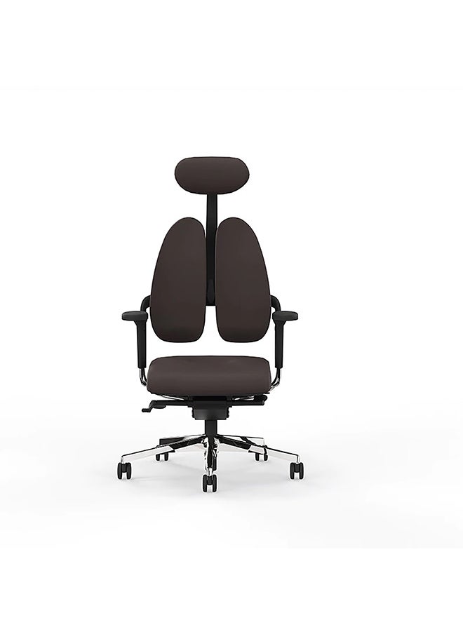 BACK COMFORT Dual Back Office Chair | Ergonomic Support for Neck and Back | Premium Leather | Made in Poland with 5-Year Warranty  - Image 3