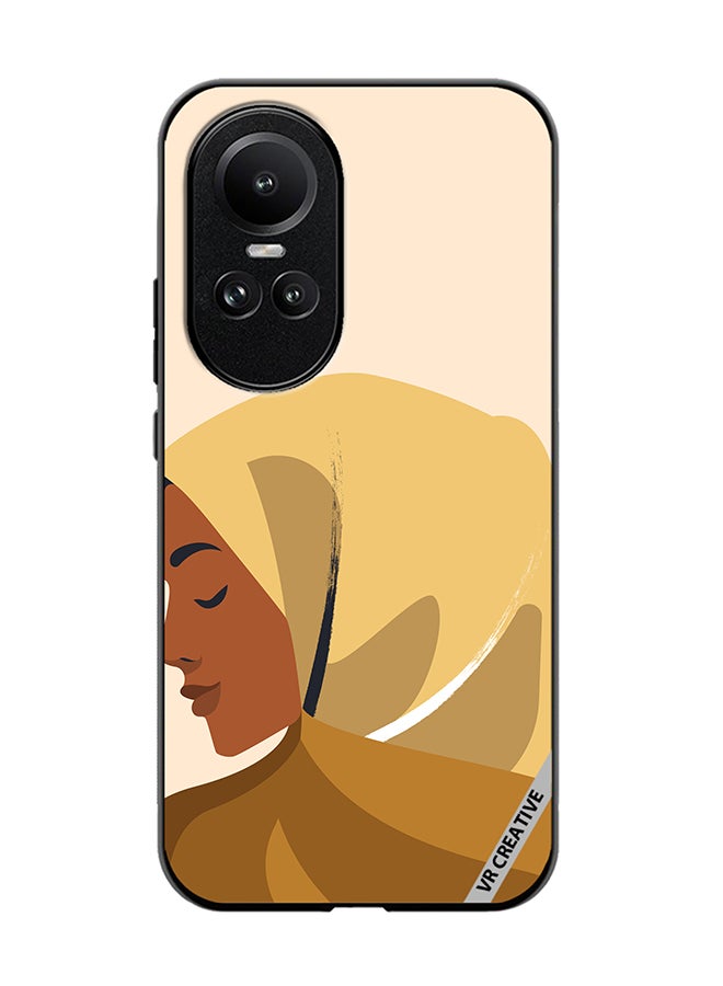 VR CREATIVE Protective Case Cover For Oppo Reno 10 Pro Cartoon Woman Shape Design Multicolour - Image 1