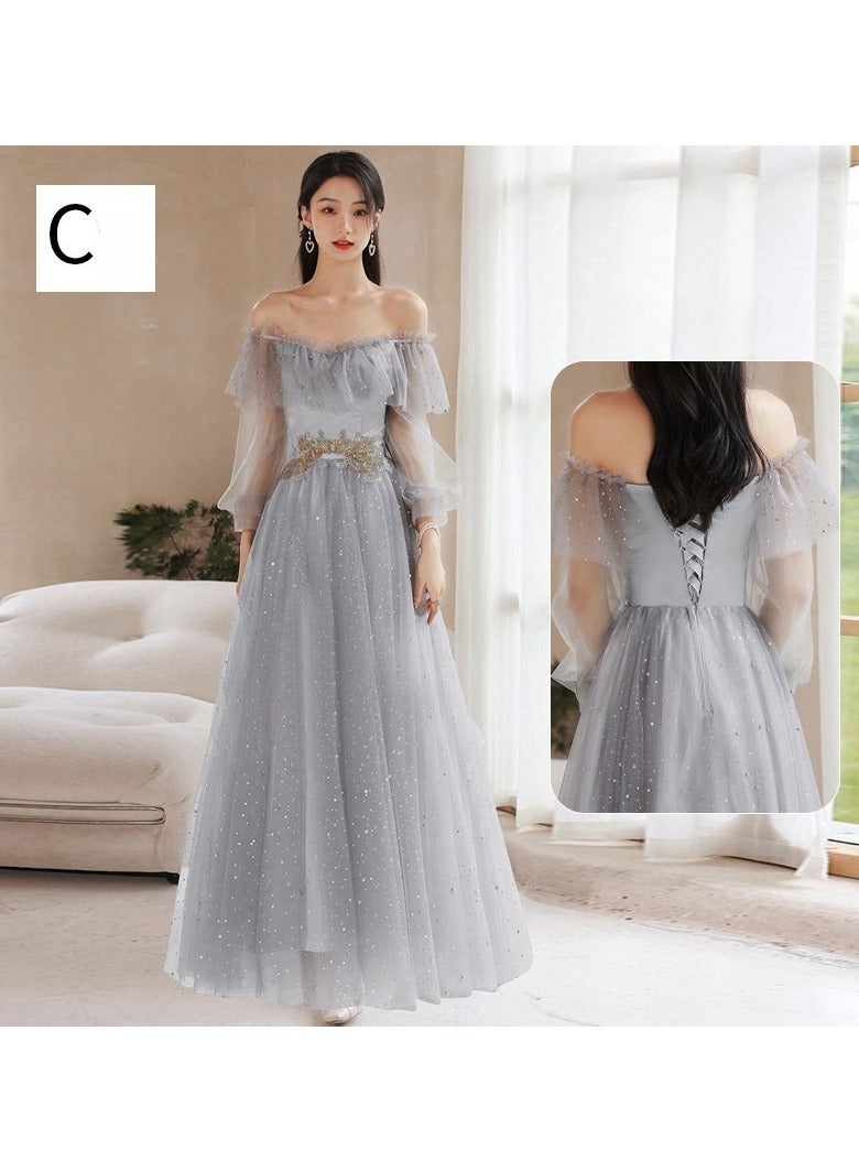 KUYING New Fashionable and Elegant Bridesmaid Dress - Image 1