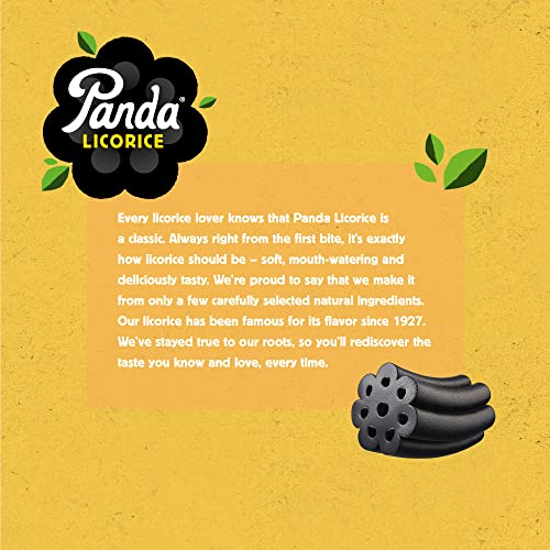Panda   Natural Soft Original Licorice  Pure Black Licorice Candy Made with Only 4 Ingredients  NonGMO Project Verified  Vegan  Fat Free  200 G  7 OZ x 4  Resealable Bags Pack - Image 5