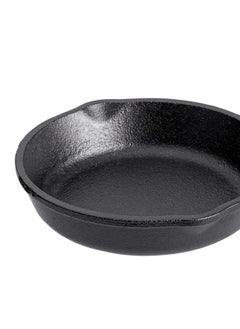 LODGE Pre-Seasoned Even Heat Distribution Mini Cast Iron Skillet Black 12.7 cm L5MS  - Image 3
