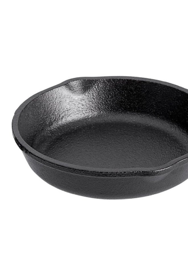 Lodge Pre-Seasoned Even Heat Distribution Mini Cast Iron Skillet Black 12.7 cm L5MS  - Image 3