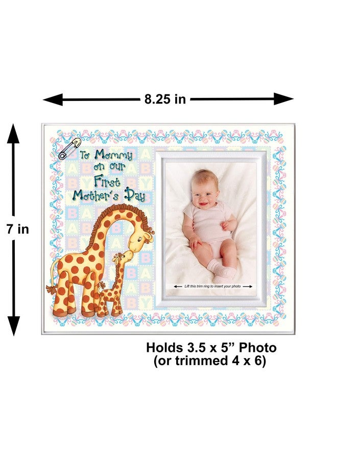 Expressly Yours! Photo Expressions To Mommy on Our First Mother's Day Picture Frame | 1st Mothers Day Picture Frame Gift | Gift-Boxed Ready to Give | Includes Matching Gift Card | Baby Giraffe Theme - Image 4