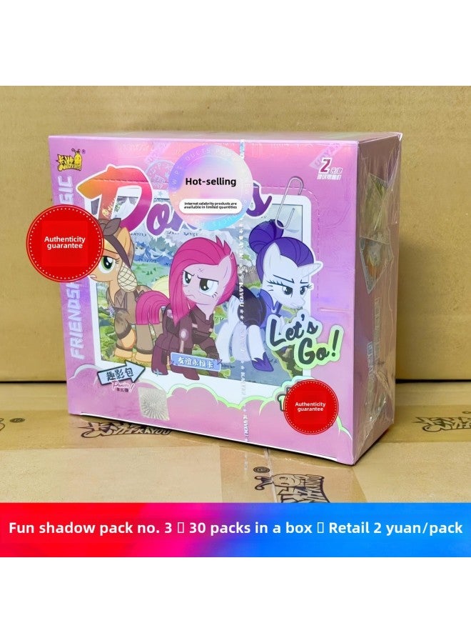 Genuine Card Travel Which Card 2 Yuan Spirit Flame Pack 10 Yuan Day Pack Fun Shadow 3 Play Huiyue 6 Play Toy Card-Colour:Genuine Hitcard Lotus Tower Style☆Flower Snow Moon Series Badge☆6 Pieces In The Whole Box☆Retail 15 Yuan/piece  - Image 4
