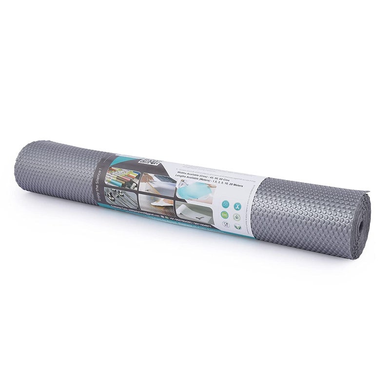 ElastPro EVA Mat, Anti Slip Mat/Sheet for Fridge, Kitchen, Drawer mat, Shelf Liner (Metallic Grey, 45 cm X 1.5 m) - Image 2