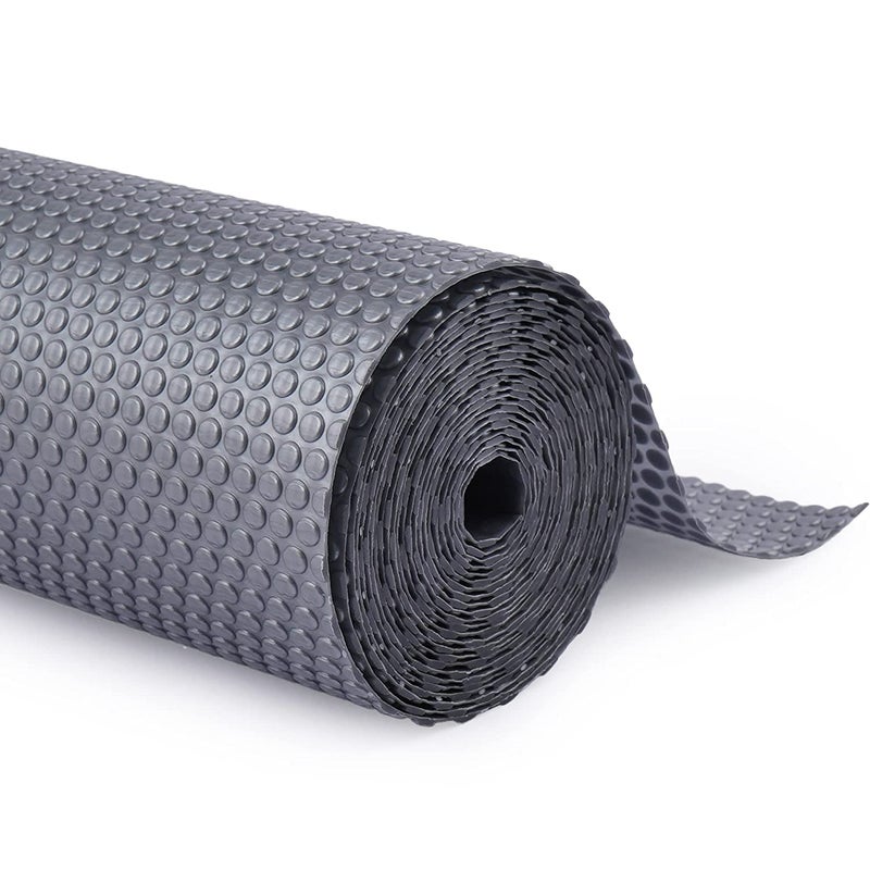 ElastPro EVA Mat, Anti Slip Mat/Sheet for Fridge, Kitchen, Drawer mat, Shelf Liner (Metallic Grey, 45 cm X 1.5 m) - Image 1