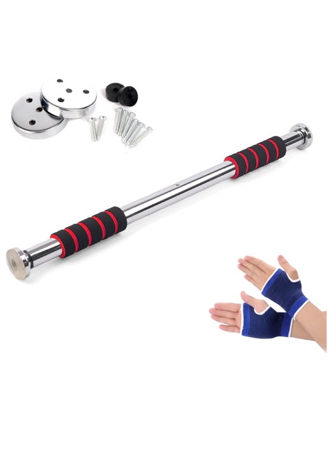 بار عقلة باب مزود بمقابض فوم قابل للتعديل - 100 كجم