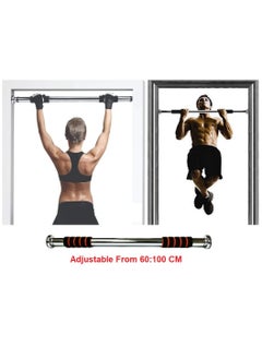 Doorway Gym Bar, Adjustable Chin Up and Pull Up Bar With Foam Grips - 100 KG - pzsku/ZFCA3B64197C9FC5024C6Z/45/_/1685205419/b9d260b7-21aa-4634-bc2e-169282451c9c