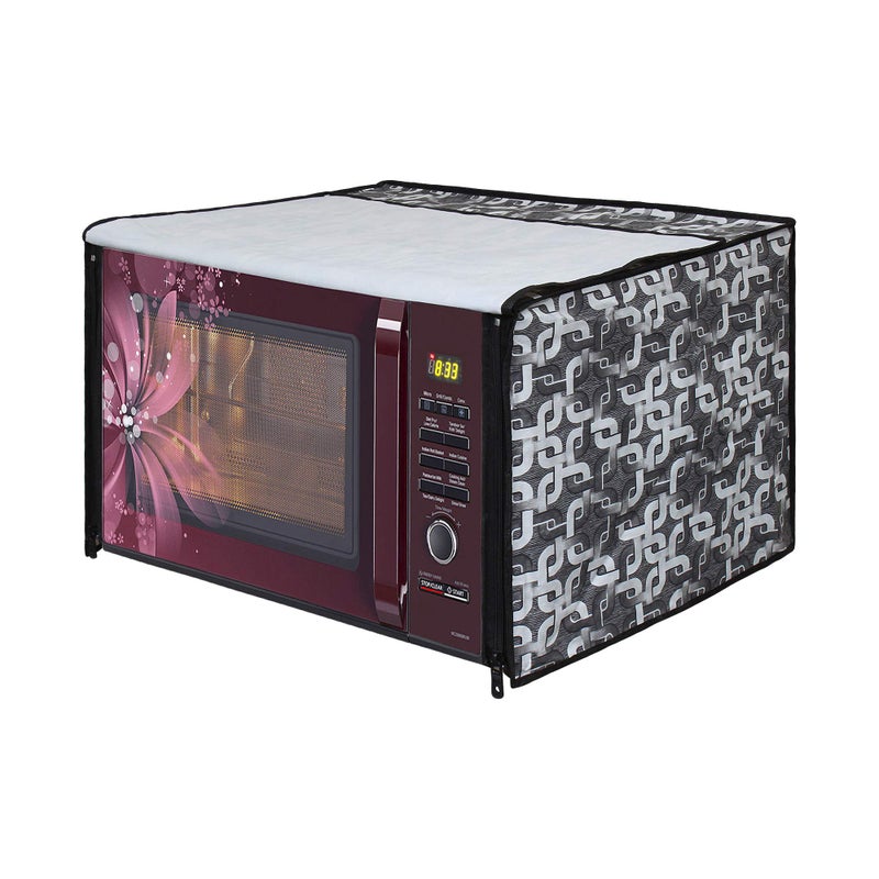 Lithara Printed Waterproof Microwave Oven Cover for Panasonic NN-CT644M 27L | Sams38 (Multicolor) - Image 4