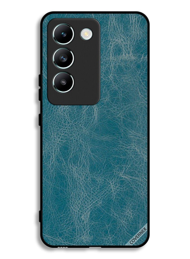 Covernex Vivo V30 Lite 4G Protective Case Cover Vintage Leather Pattern - Image 1