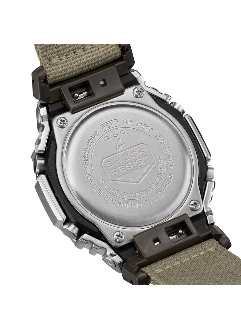 G-SHOCK 2100 Series G-STEEL GM-2100C-5ADR Analog-Digital Stainless steel Wrist Watch - Image 5