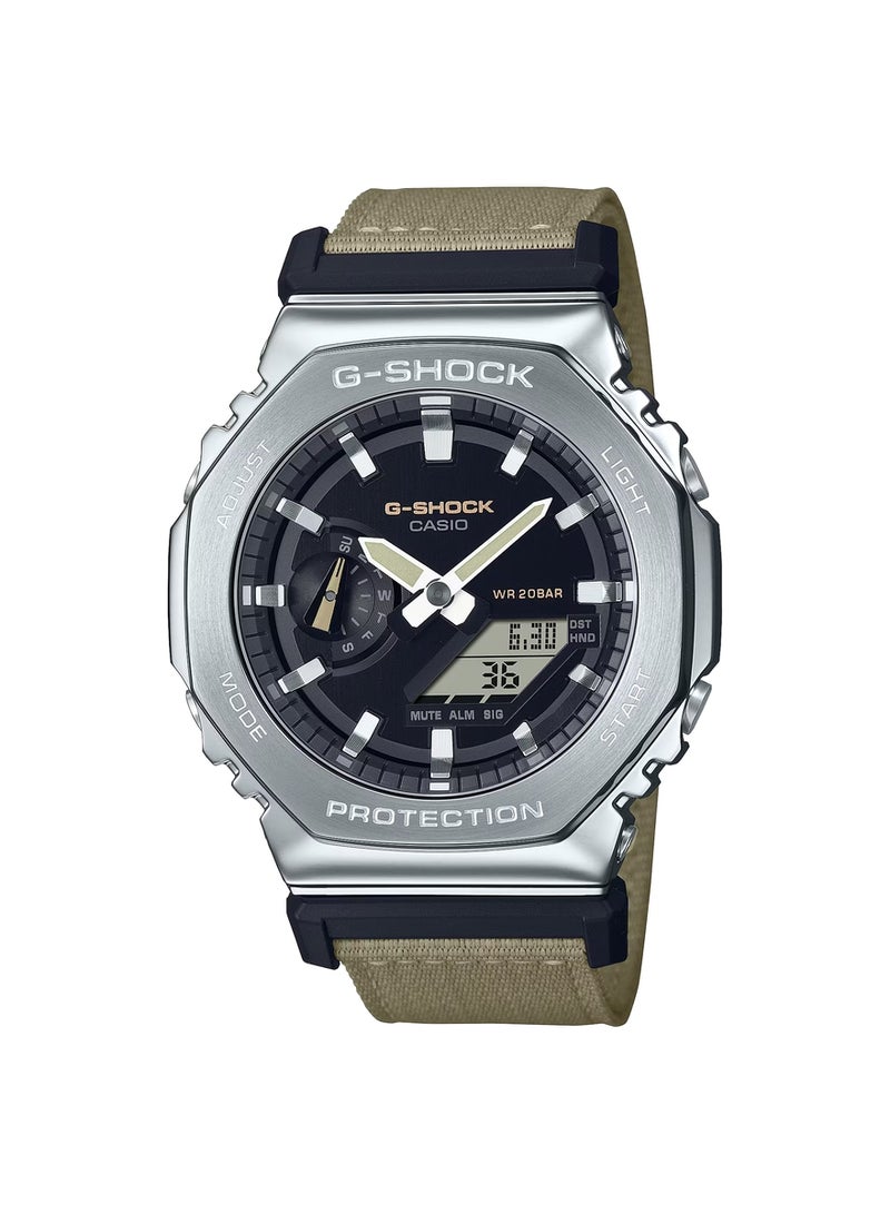 G-SHOCK 2100 Series G-STEEL GM-2100C-5ADR Analog-Digital Stainless steel Wrist Watch - Image 1