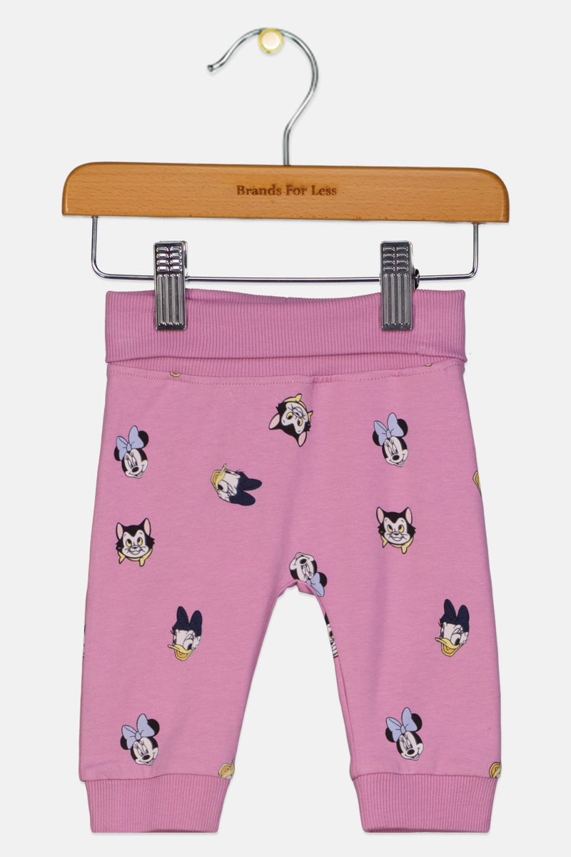 NAME IT Toddlers Girl Graphic Print Sweatpants, Multicolor - Image 1