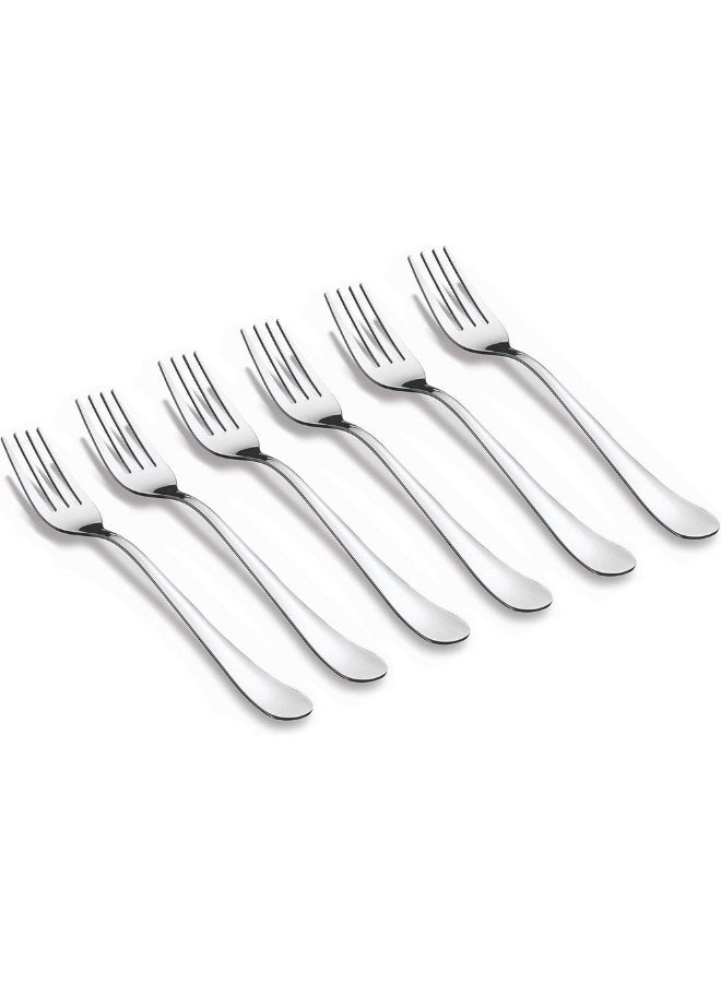 Baker's Secret 6PCS Stainless Steel Dinner Fork Set 20.3cm – Durable Kitchen Accessories for Dining, Serving & Everyday Use - Image 2