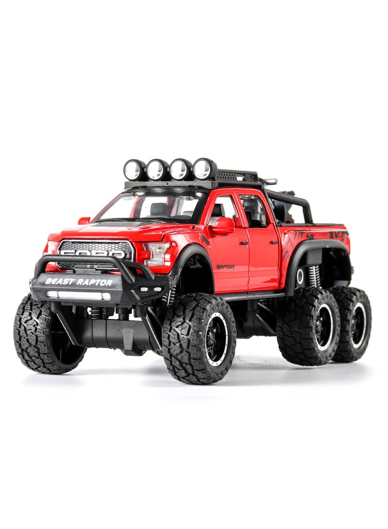 general 1: 28 Raptor F150 Children's Toy Alloy Off-Road Vehicle Model Ornament Best Gift - Image 1