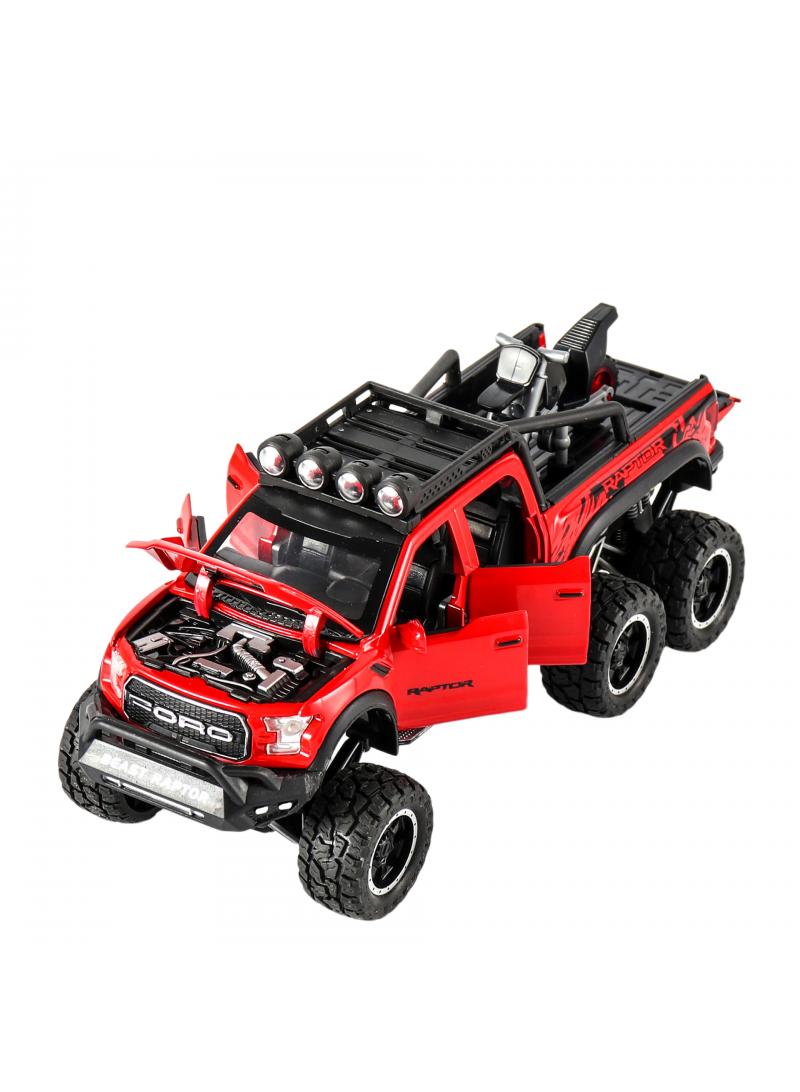 general 1: 28 Raptor F150 Children's Toy Alloy Off-Road Vehicle Model Ornament Best Gift - Image 3