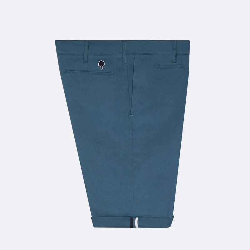 Faguo Saulieu Blue Cotton Shorts