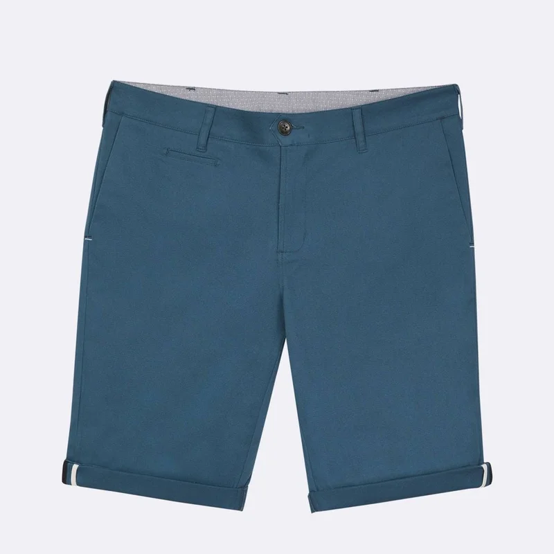 Faguo Saulieu Blue Cotton Shorts