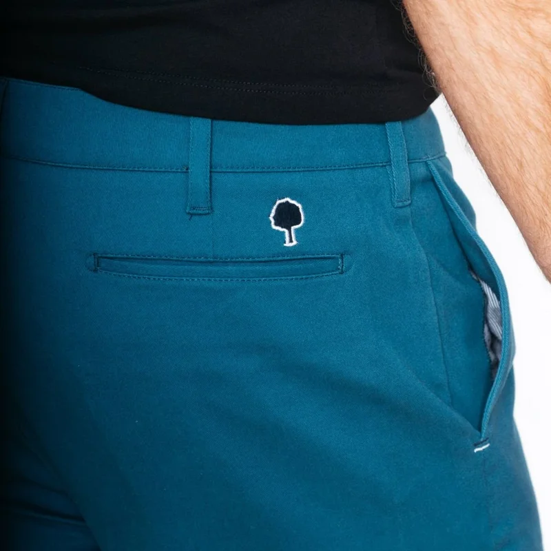 Faguo Saulieu Blue Cotton Shorts