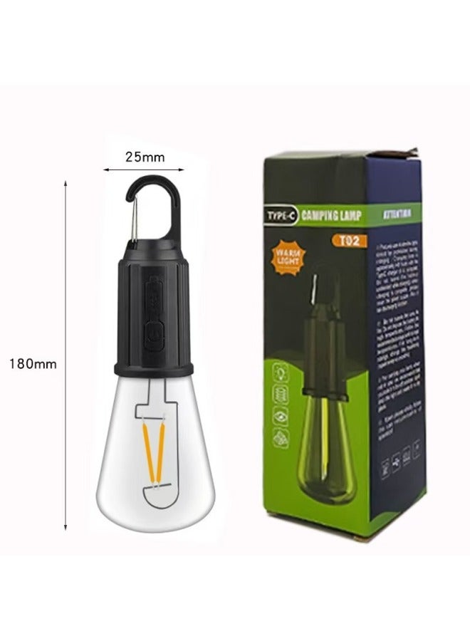 Loquat Multifunctional LED Strong Light Portable Lamp Household Multi-light Lighting Emergency Lamp Outdoor Camping Flashlight Wholesale-Colour:02-charging - Image 1