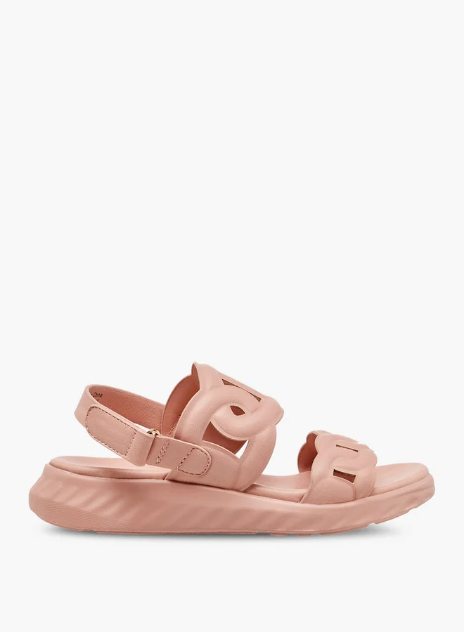 Le Confort Cut-Out Sandals with Hook and Loop Closure