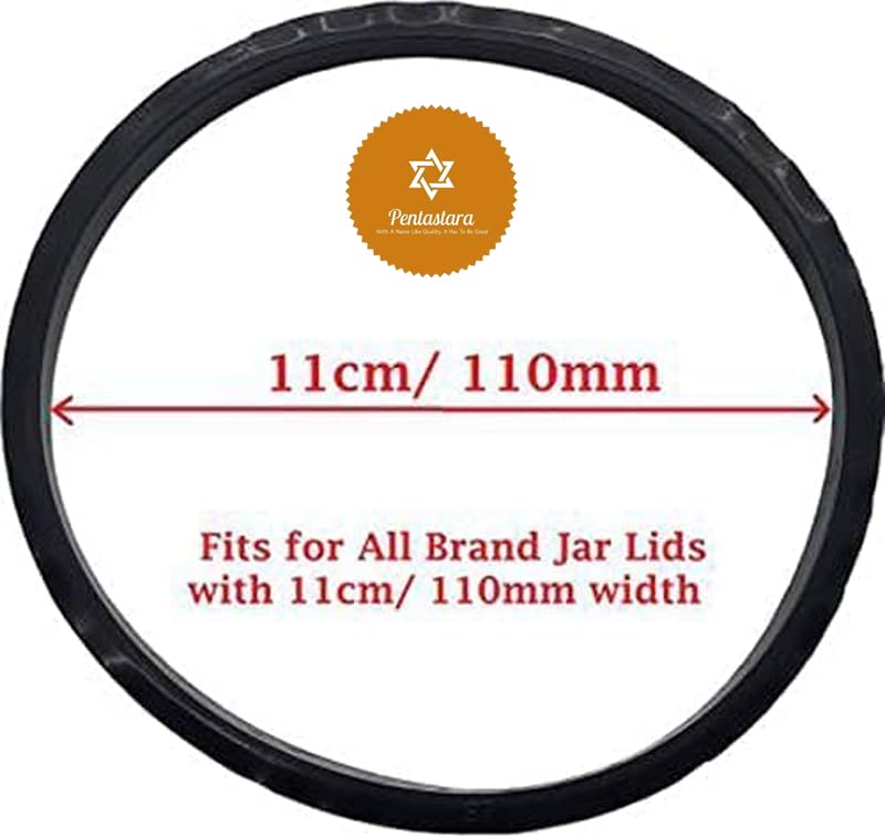 PENTASTARAÂ®-Preethii-Mixer Grinder- Jar gaskets/Ring- (Sales Package Contains 1Unit Small(8.5cm) Gasket, 1Unit Medium(11cm) Gasket, 1Unit Big(12.8cm) Gasket-(Material-Rubber) - Image 3
