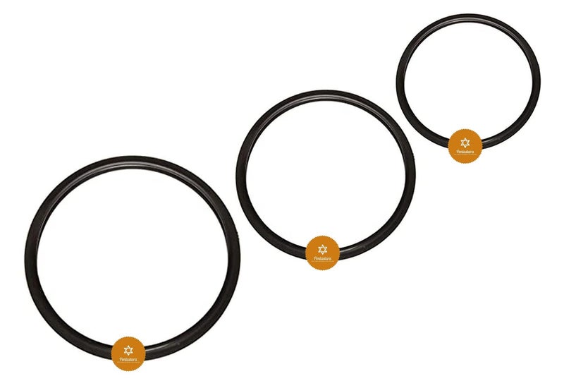 PENTASTARAÂ®-Preethii-Mixer Grinder- Jar gaskets/Ring- (Sales Package Contains 1Unit Small(8.5cm) Gasket, 1Unit Medium(11cm) Gasket, 1Unit Big(12.8cm) Gasket-(Material-Rubber) - Image 1