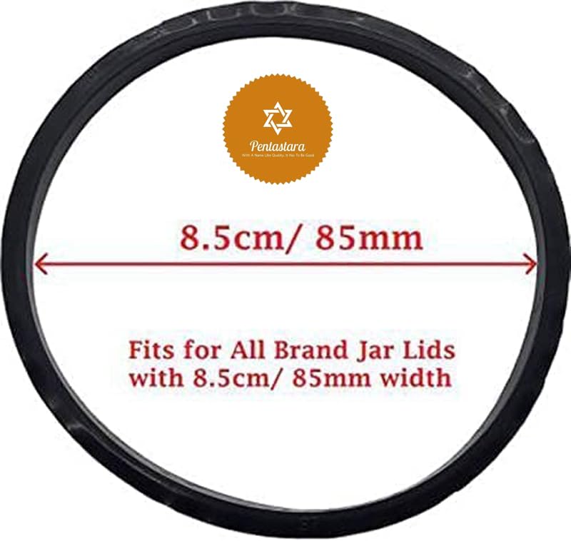 PENTASTARAÂ®-Preethii-Mixer Grinder- Jar gaskets/Ring- (Sales Package Contains 1Unit Small(8.5cm) Gasket, 1Unit Medium(11cm) Gasket, 1Unit Big(12.8cm) Gasket-(Material-Rubber) - Image 2