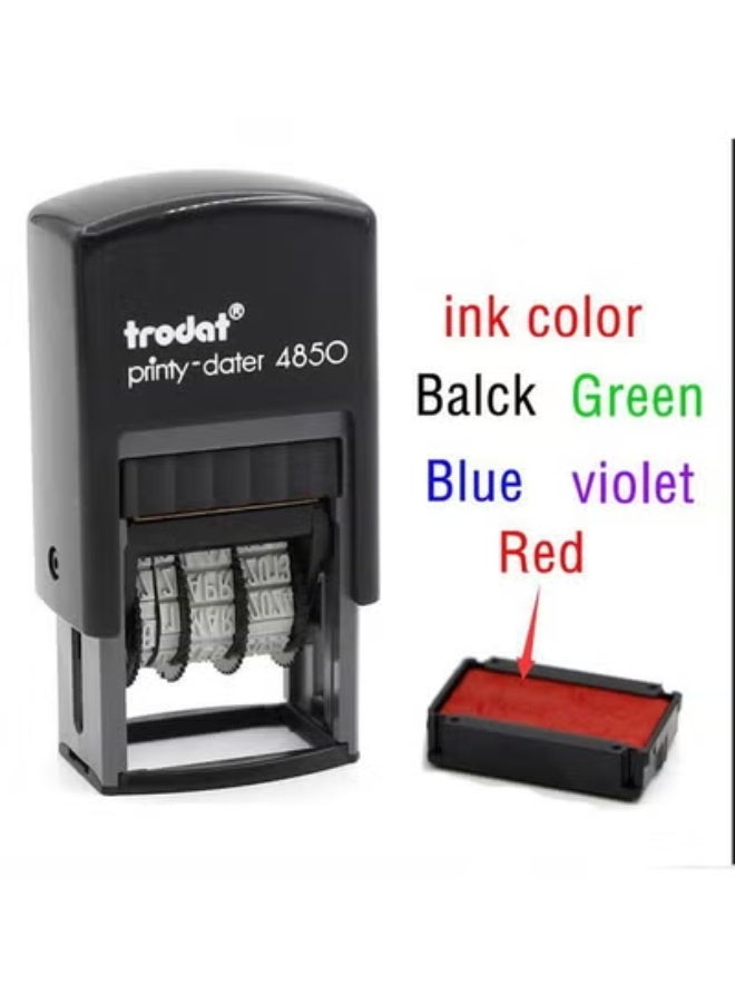 Trodat 1984- Custom Date Stamp ,Your Text/your Name , Teacher Signature Seal - Image 2