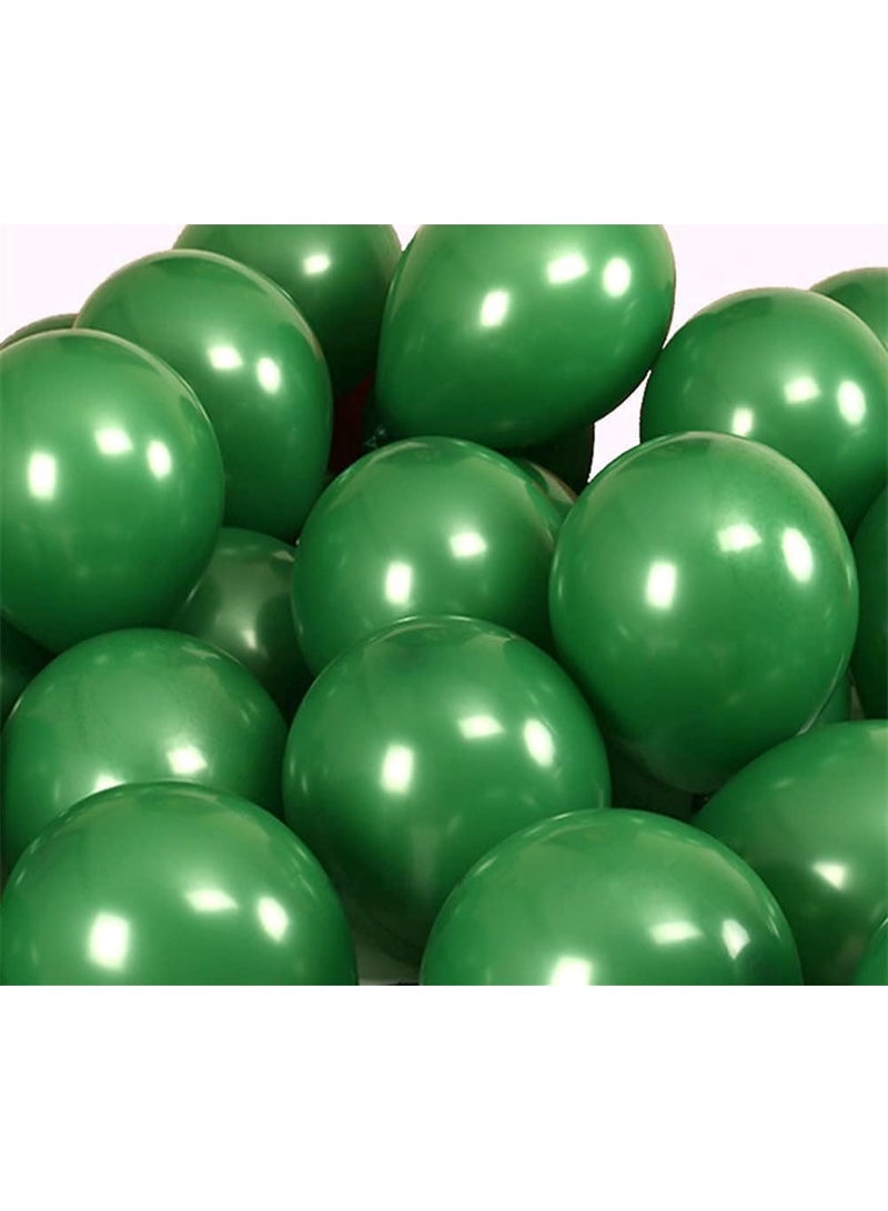 12 Inch Green Latex Party Balloons, Pack of 100 - Image 2