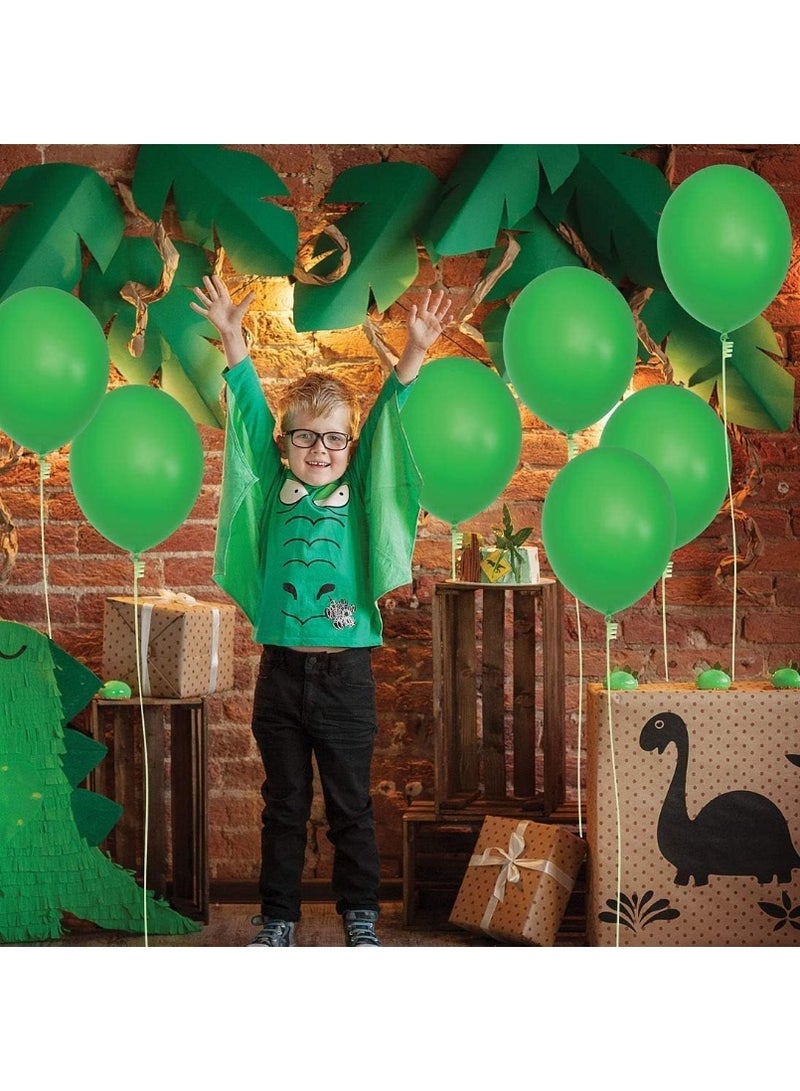 12 Inch Green Latex Party Balloons, Pack of 100 - Image 4