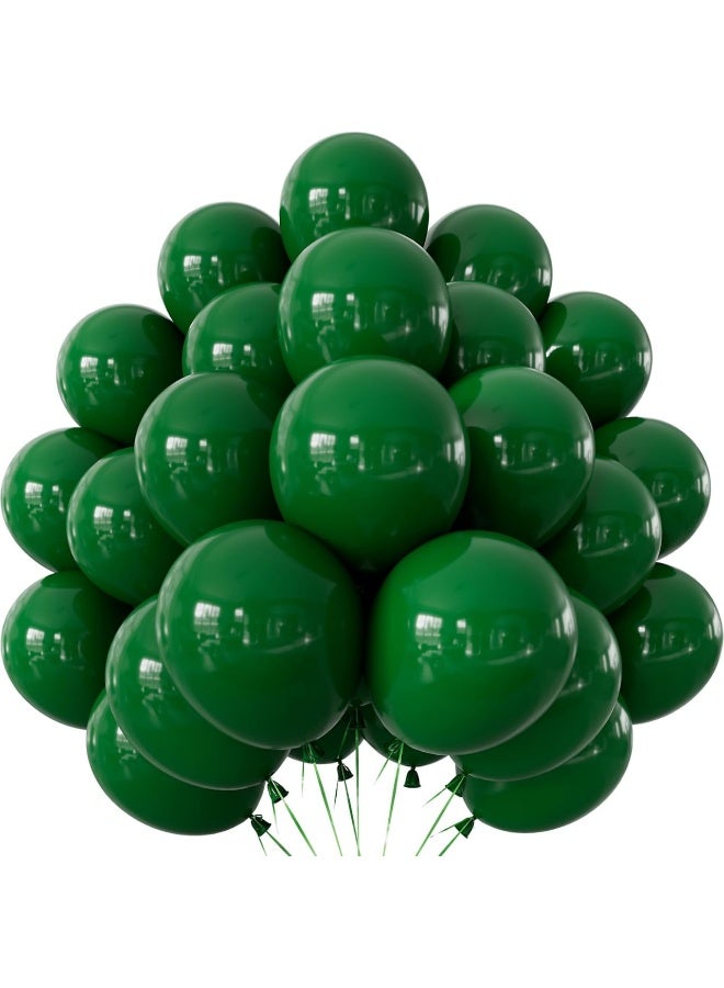 12 Inch Green Latex Party Balloons, Pack of 100 - Image 1