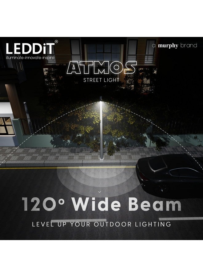 LEDDiT Atmos LED 30W Waterproof with Auto On/Off Day Night Light Sensor Street Light : Pack of 5 (Cool White BIS Approved) - Image 3