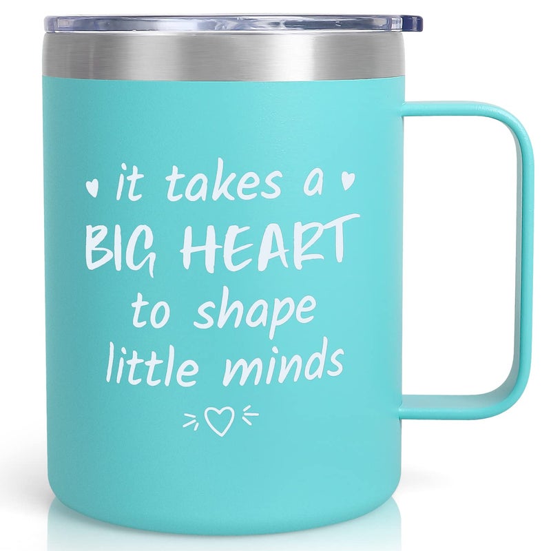 Teacher Gifts for Women Teacher Appreciation Gifts from Students Thank You Gift for Valentines Day Birthday Christmas Graduation Appreciation Week Stainless Steel Tumbler Coffee Mug Cup