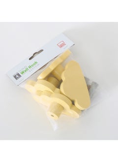 Home Box Cloud Shaped 4-Piece Wooden Wall Hook Set 9 x 5 x 3 cm  - Image 5
